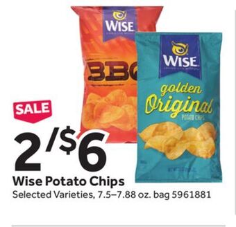 Stop&Shop Wise potato chips offer