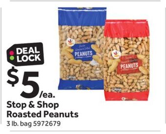 Stop&Shop Stop & shop roasted peanuts offer