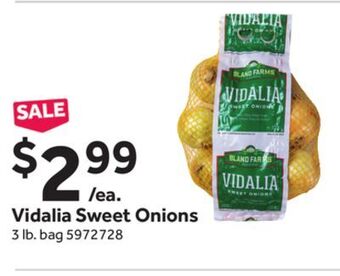 Stop&Shop Vidalia sweet onions offer