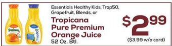 DeCicco & Sons Tropicana pure premium orange juice offer