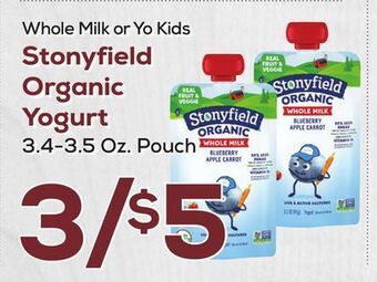 DeCicco & Sons Stonyfield organic yogurt offer