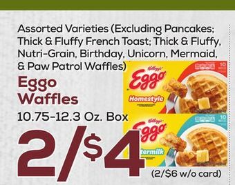 DeCicco & Sons Eggo waffles offer