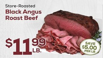 DeCicco & Sons Black angus roast beef offer