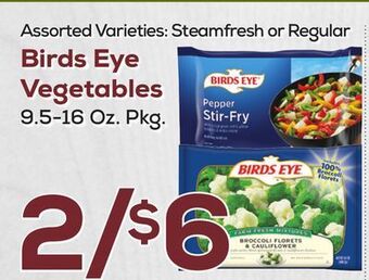 DeCicco & Sons Birds eye vegetables offer
