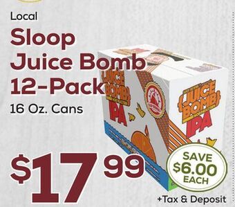 DeCicco & Sons Sloop juice bomb 12-pack offer