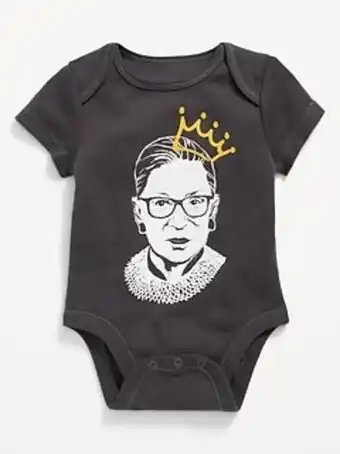 Old Navy Unisex matching ruth bader ginsburg graphic bodysuit for baby offer