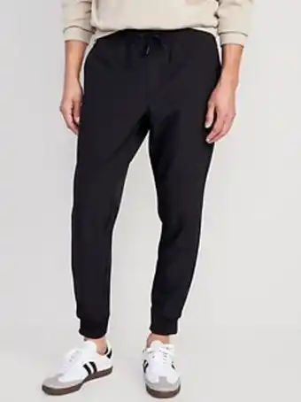 Old Navy Stretchtech water-repellent jogger pants for men offer