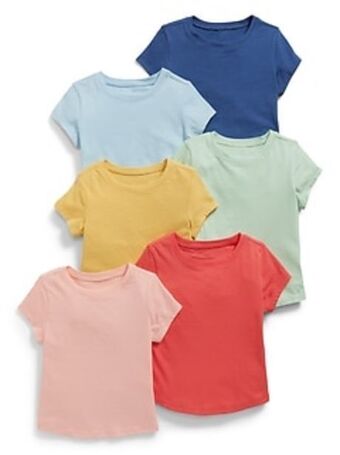 Old Navy Crew-neck t-shirt 6-pack for toddler girls offer