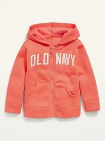 Old Navy Logo-graphic unisex zip-front hoodie for toddler offer