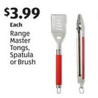 Aldi Range Master Tongs, Spatula or Brush offer