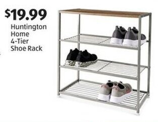 Aldi Huntington Home 4-Tier Shoe Rack offer