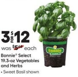 Lowe's Bonnie Select 19.3-oz Vegetables and Herbs offer