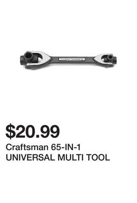 Kmart Craftsman 65-in-1 universal multi tool offer