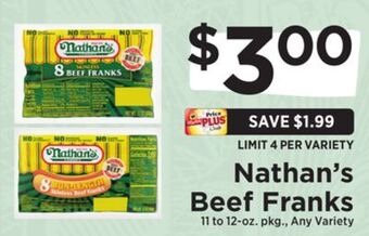 ShopRite Beef franks offer