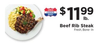 ShopRite Beef rib steak offer
