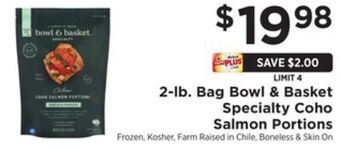 ShopRite Specialty coho salmon portions offer