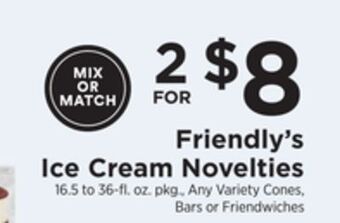 ShopRite Ice cream novelties offer