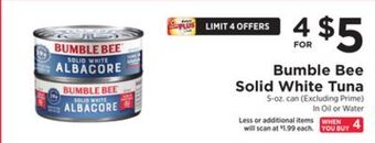 ShopRite Solid white tuna offer