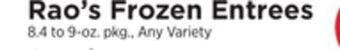 ShopRite Frozen entrees offer