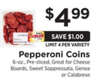ShopRite Pepperoni coins offer