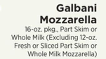 ShopRite Mozzarella offer