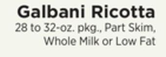 ShopRite Ricotta offer