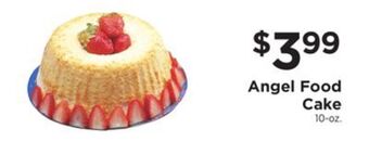 ShopRite Angel food cake offer