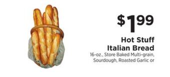 ShopRite Hot stu italian bread offer