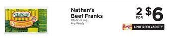 ShopRite Beef franks offer