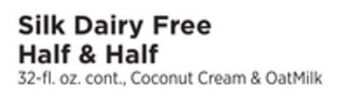ShopRite Dairy free half & half offer