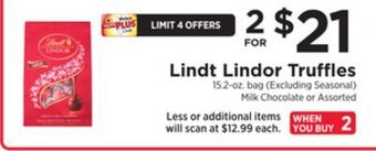 ShopRite Lindor truffles offer