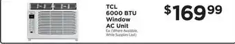 ShopRite 6000 btu window ac unit offer