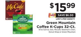 ShopRite Coffee k-cups 32-ct offer