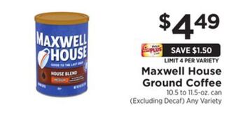 ShopRite Ground coffee offer