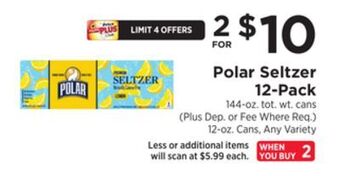 ShopRite Seltzer 12-pack offer