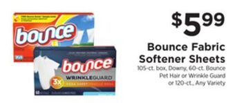 ShopRite Fabric softener sheets offer