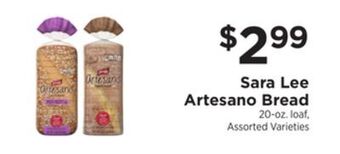 ShopRite Artesano bread offer
