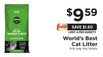 ShopRite Cat litter offer