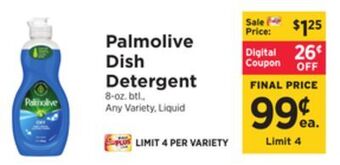 ShopRite Dish detergent offer