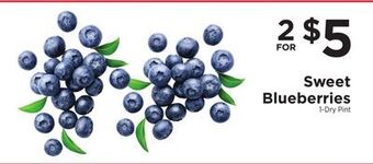 ShopRite Sweet blueberries offer