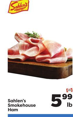 Weis Markets Sahlen's smokehouse ham offer