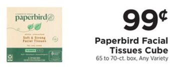 ShopRite Facial tissues cube offer