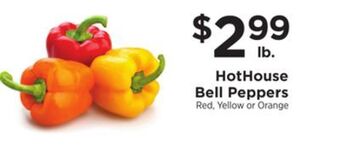 ShopRite Hothouse bell peppers offer