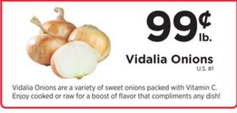 ShopRite Vidalia onions offer