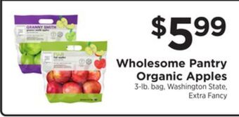 ShopRite Organic apples offer