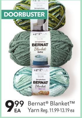 JOANN Bernat® blanket™ yarn offer