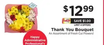 ShopRite Thank you bouquet offer