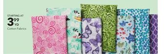 JOANN Cotton fabrics offer