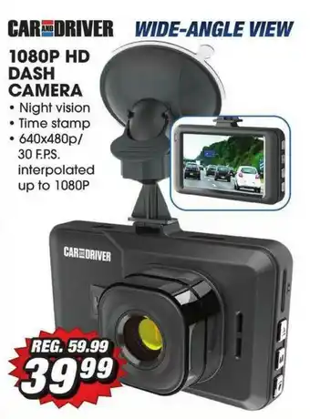 Big 5 Car Driver 1080p Hd Dash Camera offer