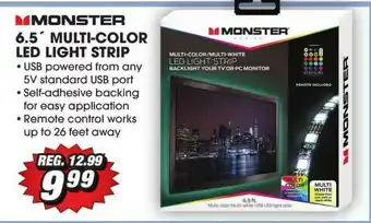 Big 5 Monster 6.5' Multi-color Led Light Strip offer